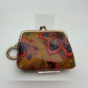 Patricia Nash Borse Leather Coin Purse in the "French Tapestry" design